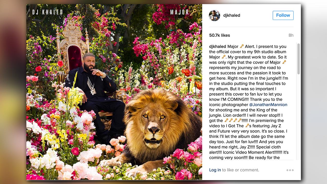 DJ Khaled's 'Major Key' album cover is a work of art